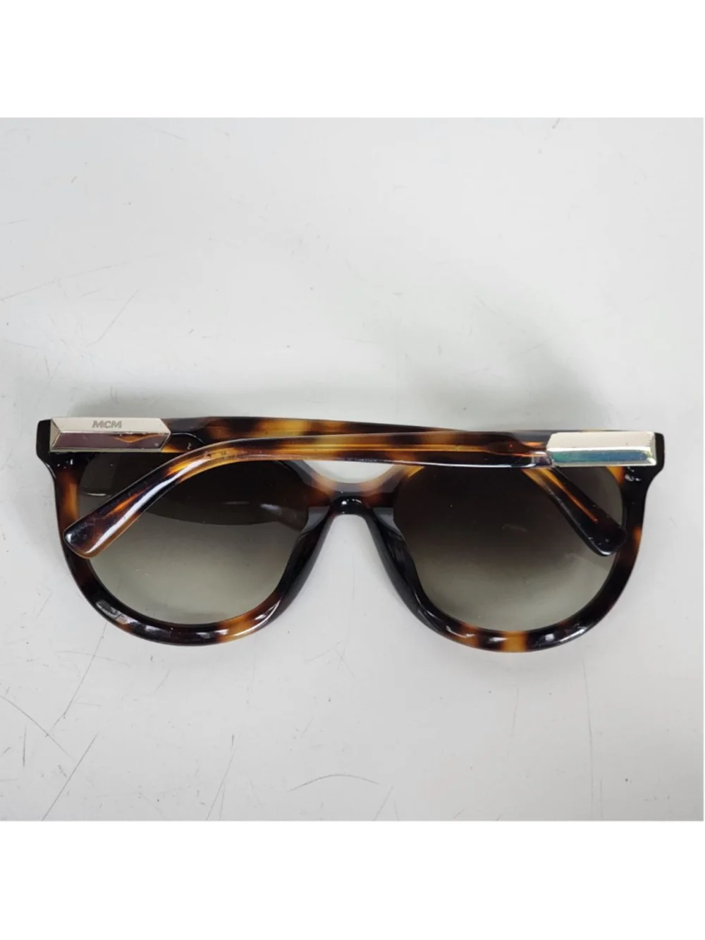 MCM Women's Tortoiseshell Cat Eye Sunglasses‎ Brown Gold